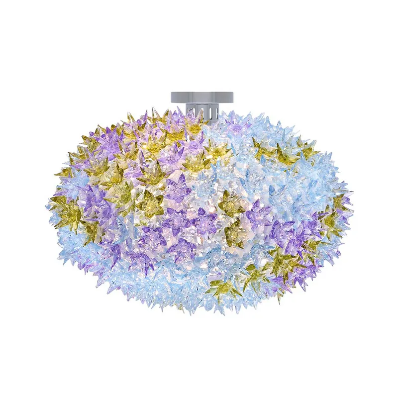 Bloom C1 Wandlamp/Plafondlamp Lavendel - Kartell - Woonkamer - Designer - Kunststof - Rond von Kartell – Produktfoto