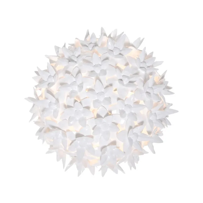 Bloom Cw2 Wandlamp/Plafondlamp Wit - Kartell - Woonkamer - Designer - Kunststof - Rond von Kartell – Produktfoto