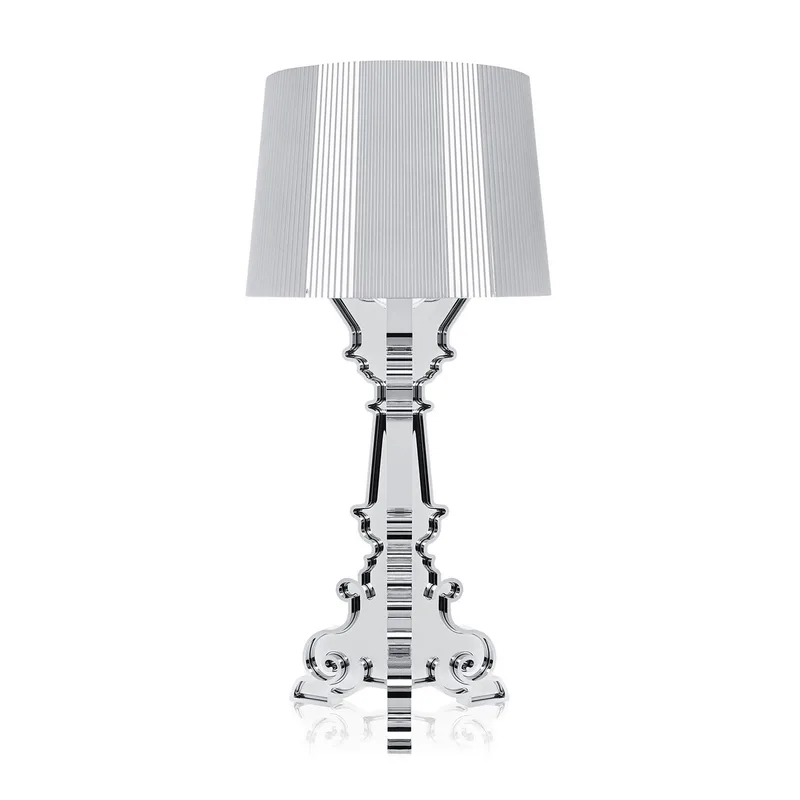 Bourgie tafellamp chroom - Kartell - Woonkamer - Designer - Kunststof - Met lampenkap by Kartell – product photo
