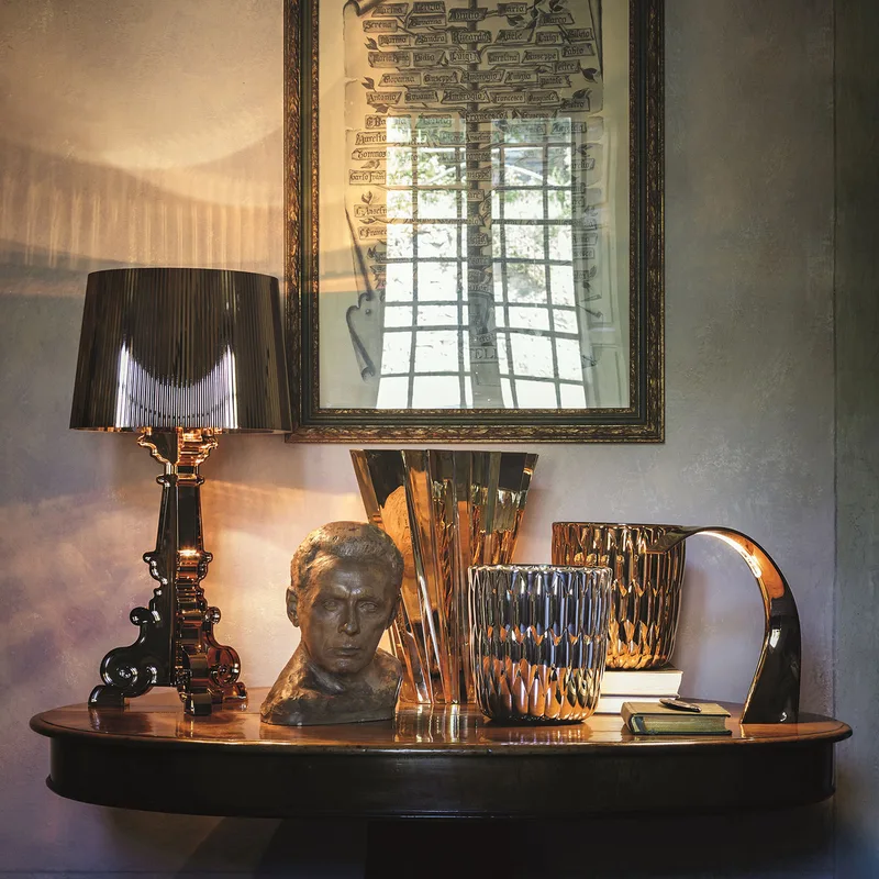 Bourgie Tafellamp Koper - Kartell - Woonkamer - Designer - Kunststof - Met lampenkap von Kartell – Produktfoto