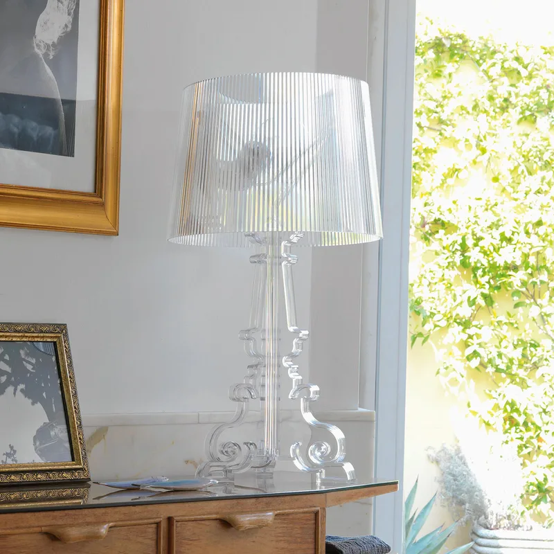 Bourgie Tafellamp Kristal - Kartell - Woonkamer - Designer - Kunststof - Met lampenkap by Kartell – product photo