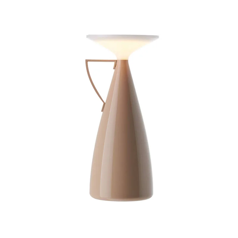 Camomille LED tafellamp op batterijen, beige, hoogte 24 cm by Kartell – product photo 2 of 3