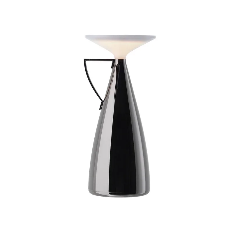 Camomille LED tafellamp op batterijen, donkergrijs, hoogte 24 cm by Kartell – product photo 2 of 3