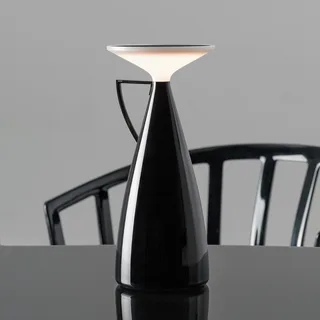 Camomille LED tafellamp op batterijen, zwart, hoogte 24 cm by Kartell – product photo 1 of 3