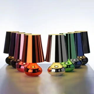 Cindy LED tafellamp, metallic blauw by Kartell – product photo 1 of 4