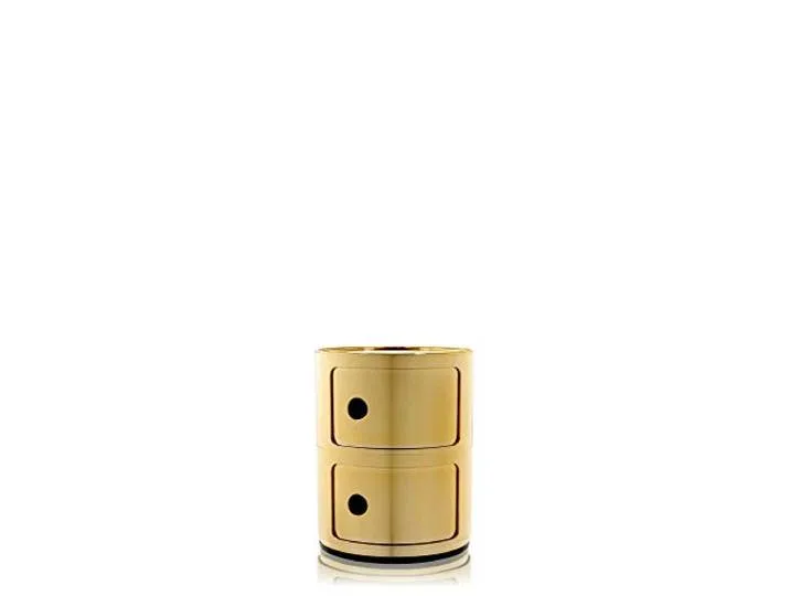 Componibili, 2 Elements, Gold, Runde Basis by Kartell – product photo
