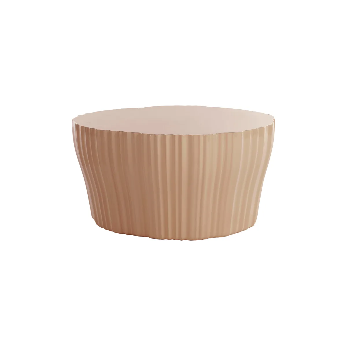 Couchtisch Corteza - Beige - Recyceltes Polyethylen - Designer Patricia Urquiola van Kartell – productfoto