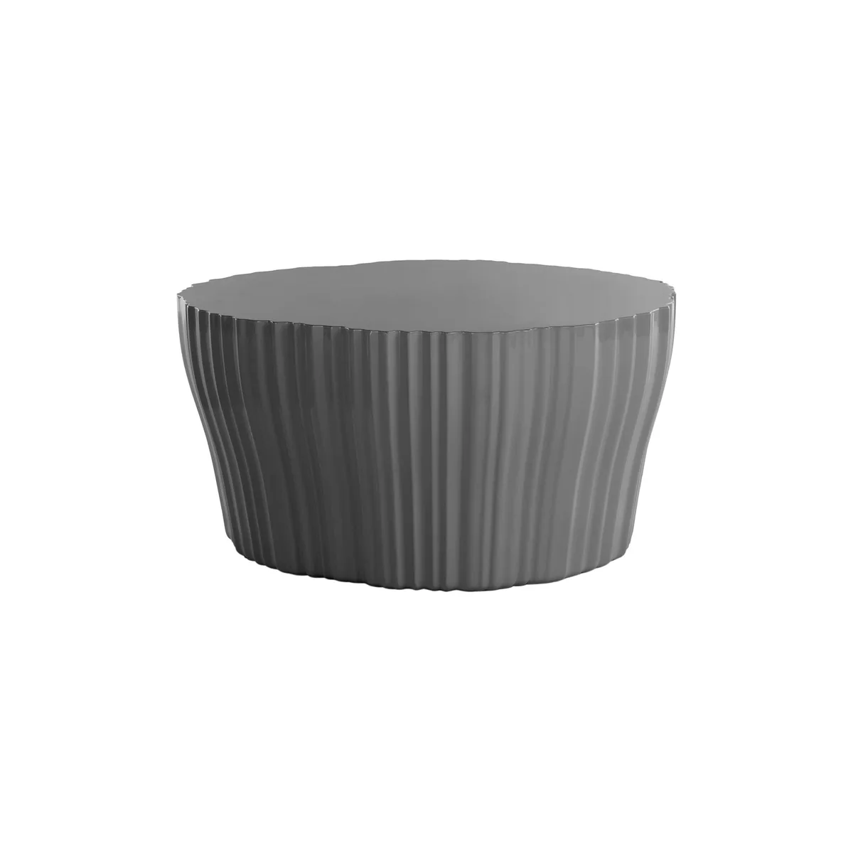 Couchtisch Corteza - Grau - Recyceltes Polyethylen - Designer Patricia Urquiola van Kartell – productfoto