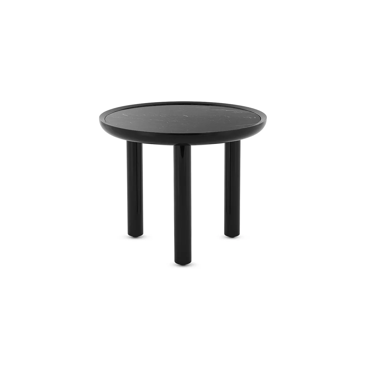 Couchtisch K-TOP - Schwarz - Sandstein mit Marmoreffekt - Designer Rodolfo Dordoni de Kartell – photo du produit