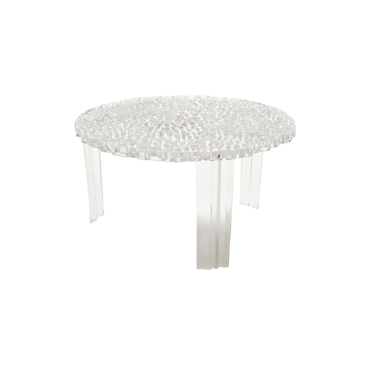 Couchtisch T-Table - Transparent - PMMA - Designer Patricia Urquiola de Kartell – photo du produit