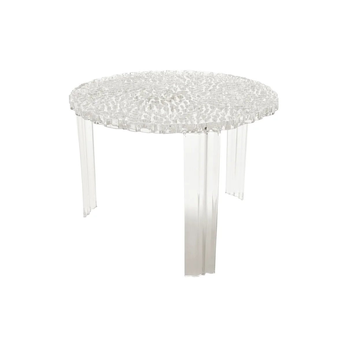 Couchtisch T-Table - Transparent - PMMA - Designer Patricia Urquiola de Kartell – photo du produit