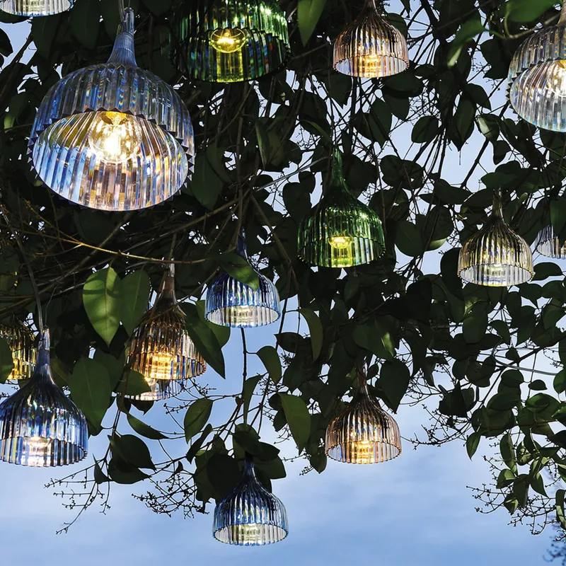 E' Hanglamp Groen - Kartell É - Woonkamer - Designer - Kunststof - 1 lamp von Kartell – Produktfoto