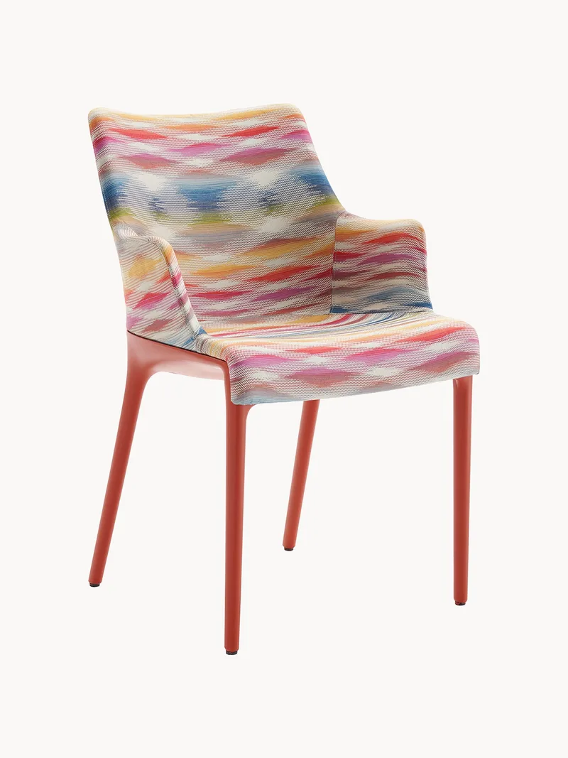Eetstoel Eleganza Missoni met armleuningen de Kartell – photo du produit
