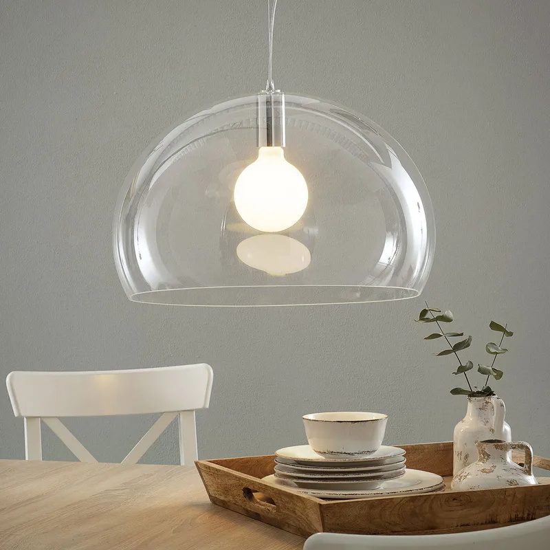 Fl/Y Hanglamp Kristal - Kartell - Woonkamer - Designer - Kunststof - 1 lamp by Kartell – product photo