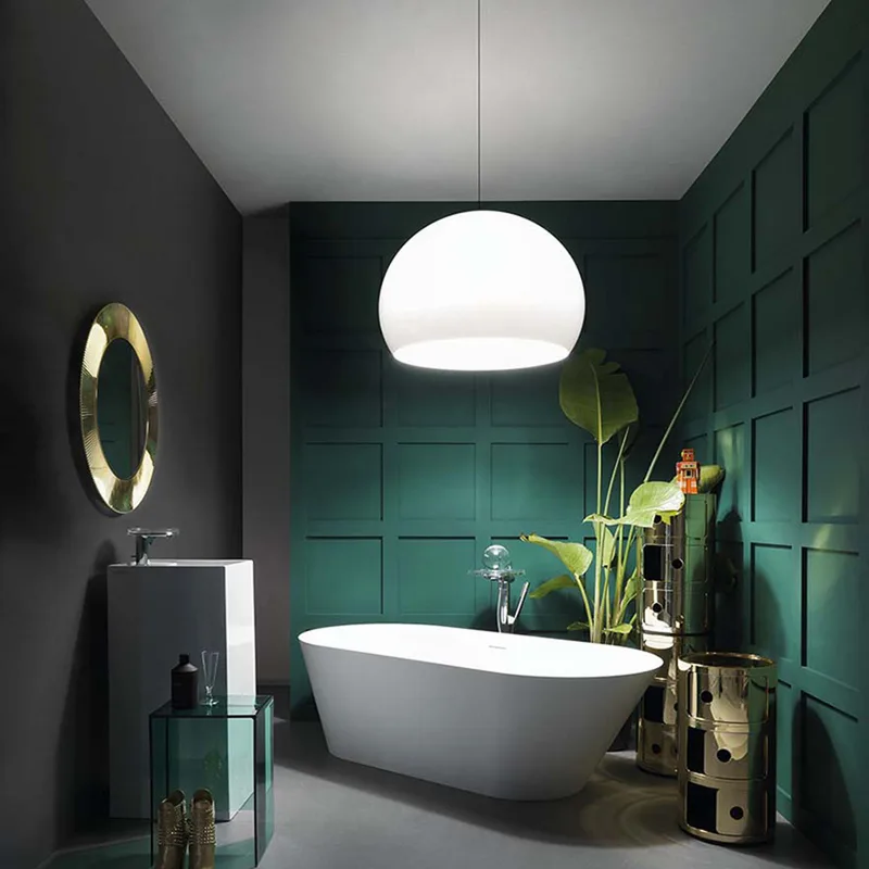 FL/Y hanglamp wit - Kartell - Woonkamer - Designer - Kunststof - 1 lamp von Kartell – Produktfoto