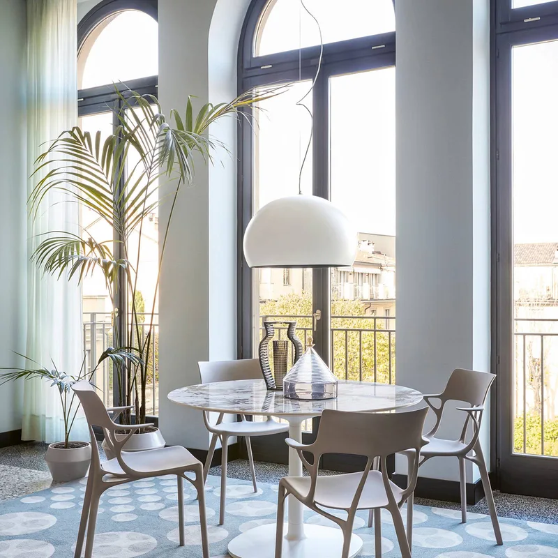 FL/Y - LED-Pendellampe, weiß matt von Kartell – Produktfoto 4 von 4