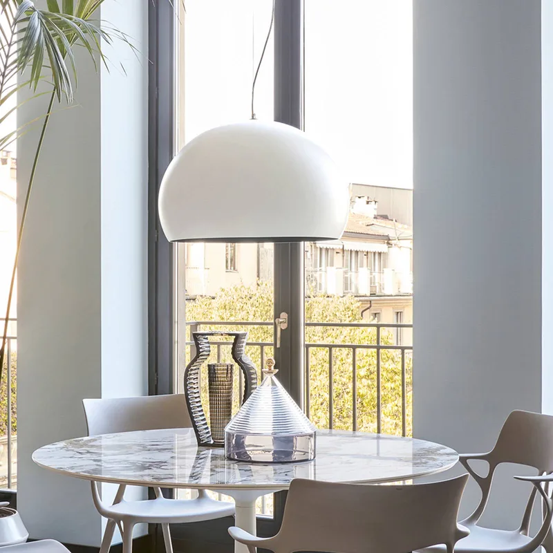 FL/Y - LED-Pendellampe, weiß matt von Kartell – Produktfoto 3 von 4