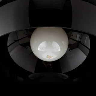 FL/Y - LED-Pendellampe, schwarz glänzend von Kartell – Produktfoto 5 von 5