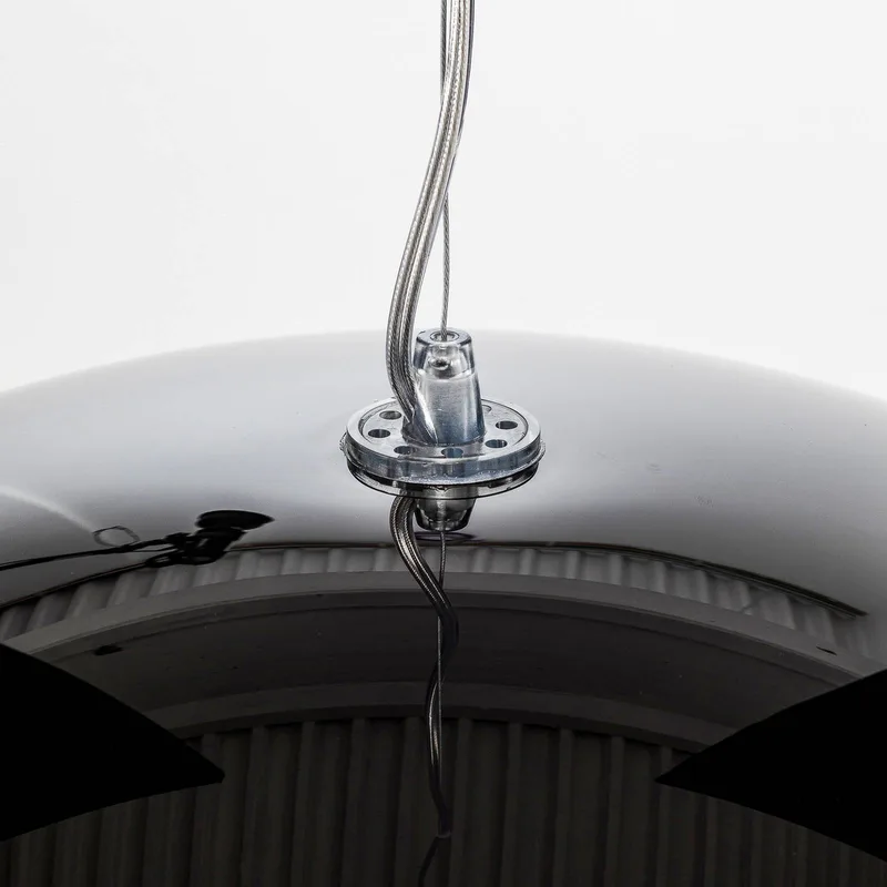 FL/Y - LED-Pendellampe, schwarz glänzend von Kartell – Produktfoto 4 von 5