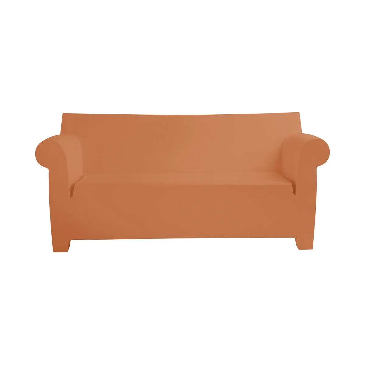 Gartensofa 2-Sitzer Bubble Club - Orange - Polypropylen - Designer Philippe Starck van Kartell – productfoto