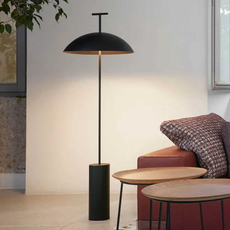 Geen-A vloerlamp Black - Kartell - Woonkamer - Designer - Metaal - 1 lamp von Kartell – Produktfoto