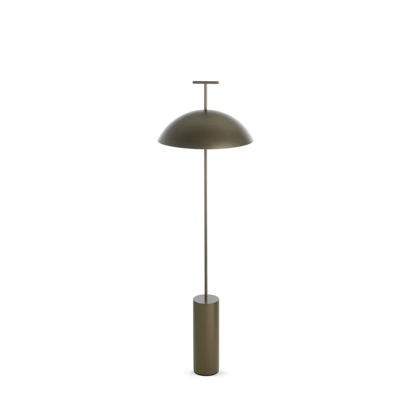 Geen-A vloerlamp brons hoogte 132 cm staal E14 - Kartell - Woonkamer - Designer - Metaal - 1 lamp von Kartell – Produktfoto