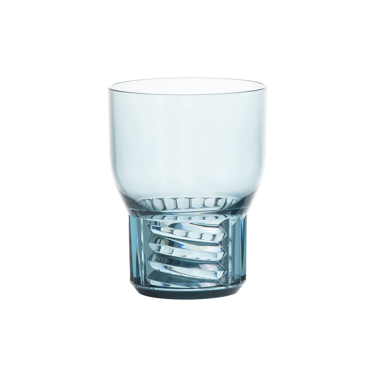 Glas Trama - Blau - Technoplymer - Designer Patricia Urquiola van Kartell – productfoto