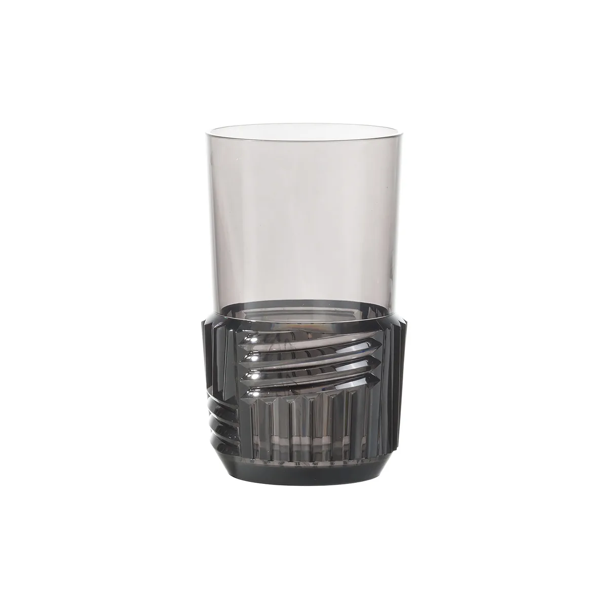 Glas Trama - Grau - Technoplymer - Designer Patricia Urquiola by Kartell – product photo