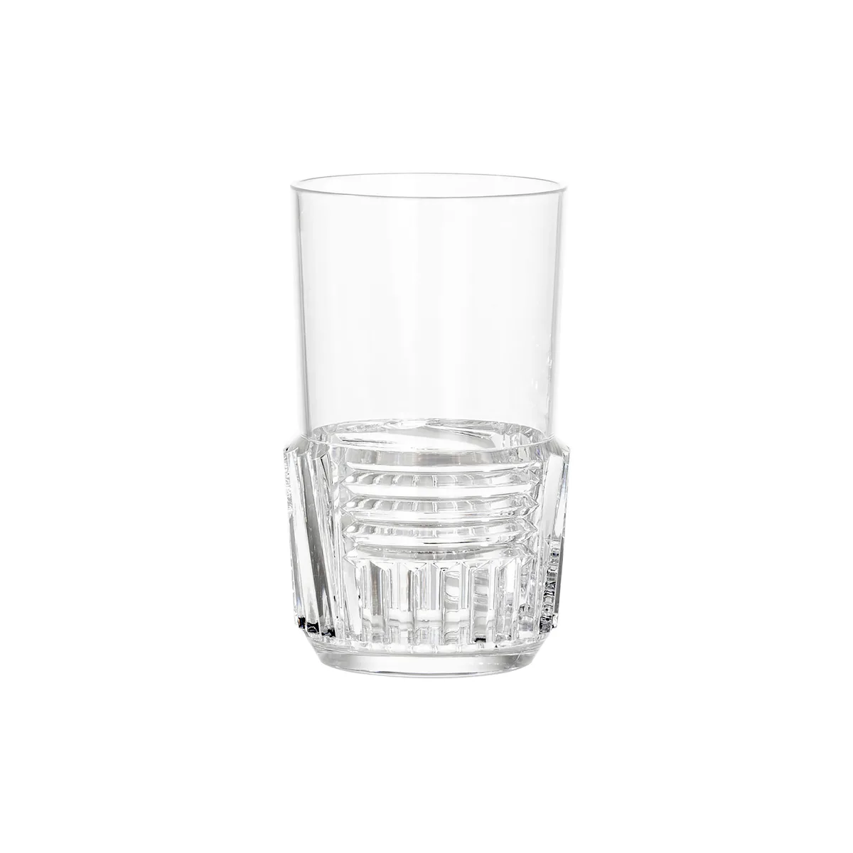 Glas Trama - Transparent - Technoplymer - Designer Patricia Urquiola von Kartell – Produktfoto