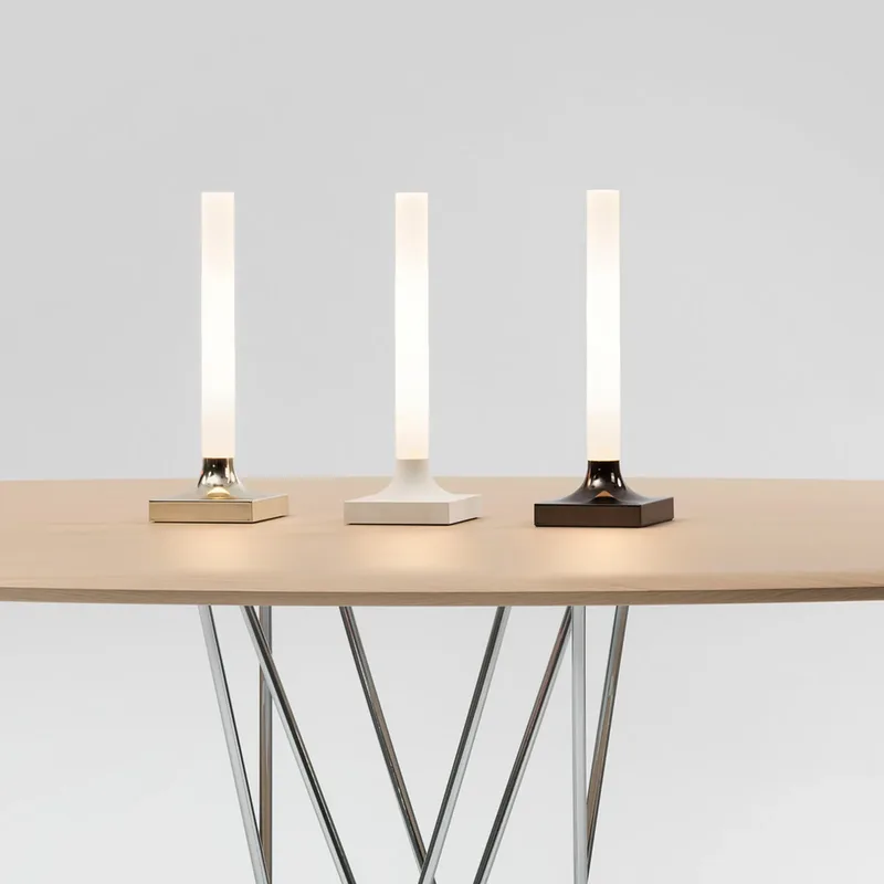 Goodnight Battery Tafellamp Golden - Kartell - Woonkamer - Designer - Kunststof von Kartell – Produktfoto