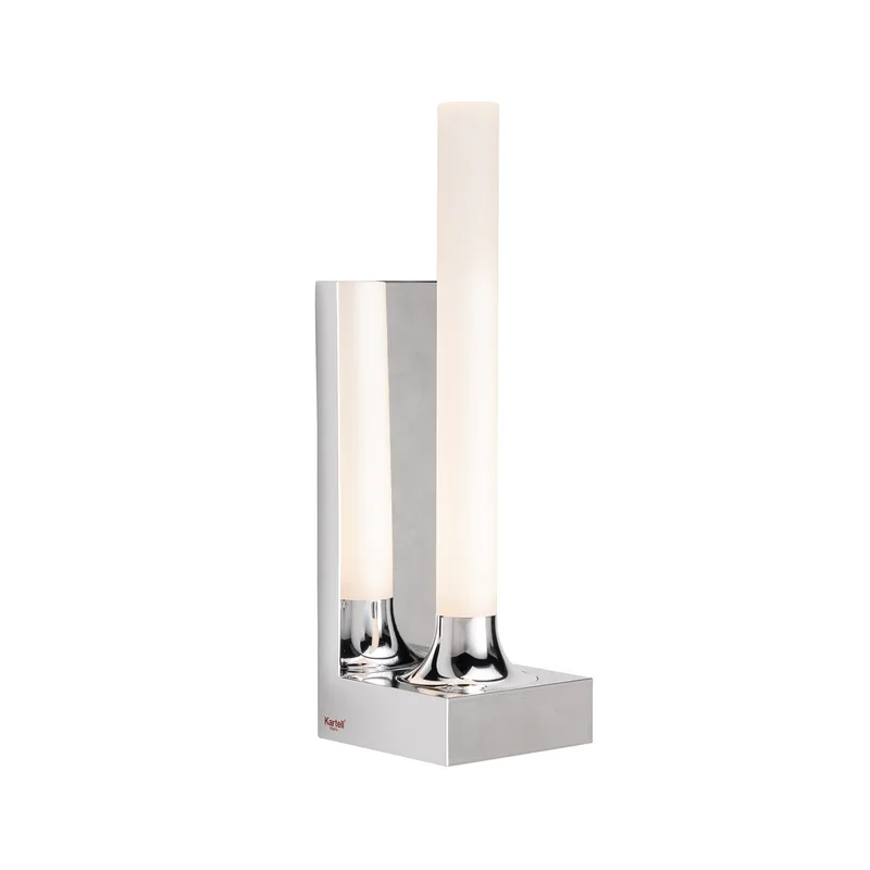Goodnight Wandlamp Chrome - Kartell - Woonkamer - Designer - Kunststof - 1 lamp von Kartell – Produktfoto