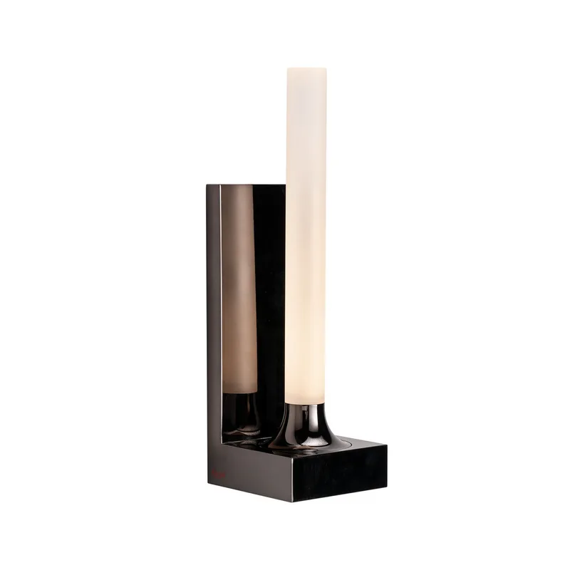 Goodnight Wandlamp Glossy Titanium - Kartell - Woonkamer - Designer - Kunststof - 1 lamp von Kartell – Produktfoto