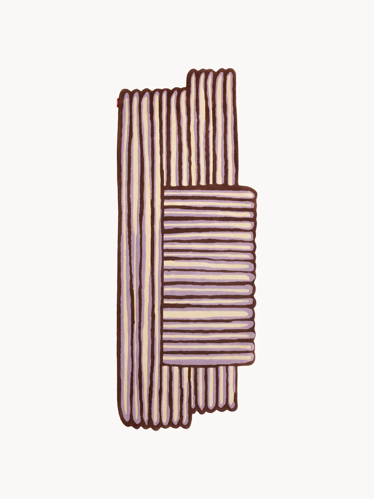 Handgetufteter Wollteppich Pincel in organischer Form by Kartell – product photo