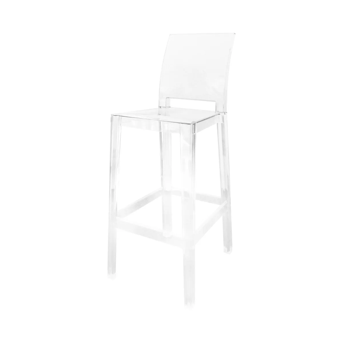 Hochstuhl Ghost - Transparent - Polykarbonat - Designer Philippe Starck von Kartell – Produktfoto