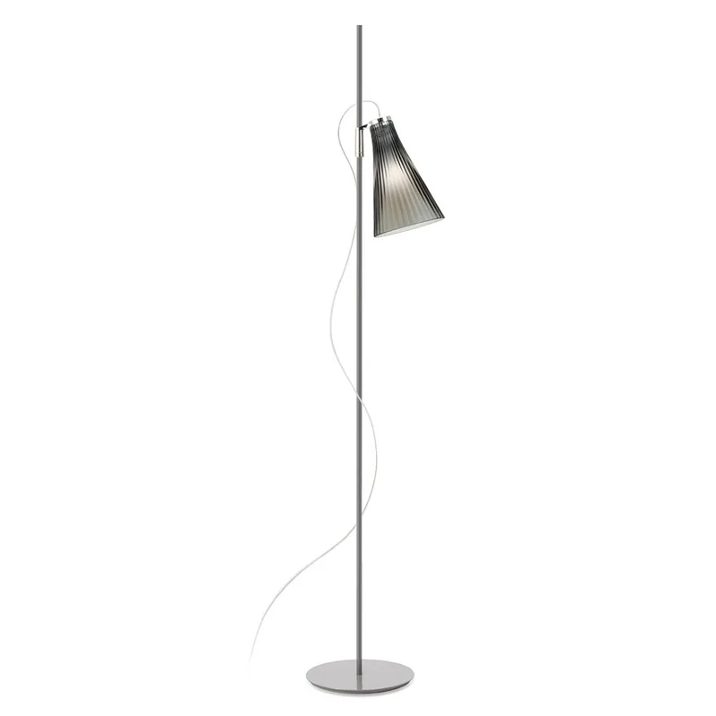 K-Lux Vloerlamp Grey/Smoke - Kartell - Woonkamer - Metaal - 1 lamp von Kartell – Produktfoto