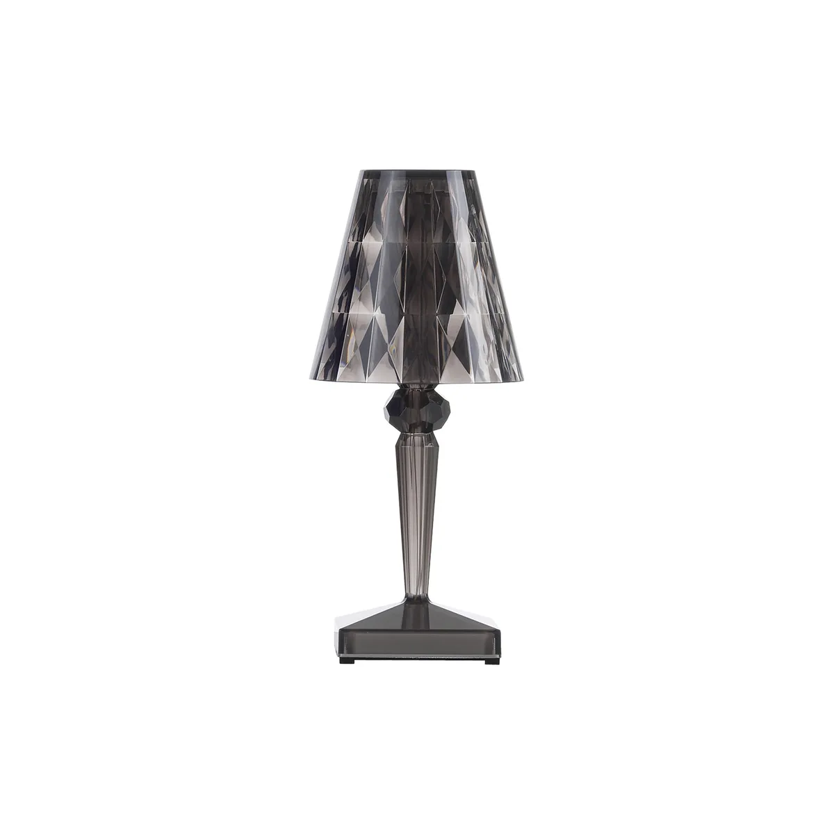 Kabellose, wiederaufladbare Außenlampe Battery - Braun - PMMA - Designer Ferruccio Laviani by Kartell – product photo