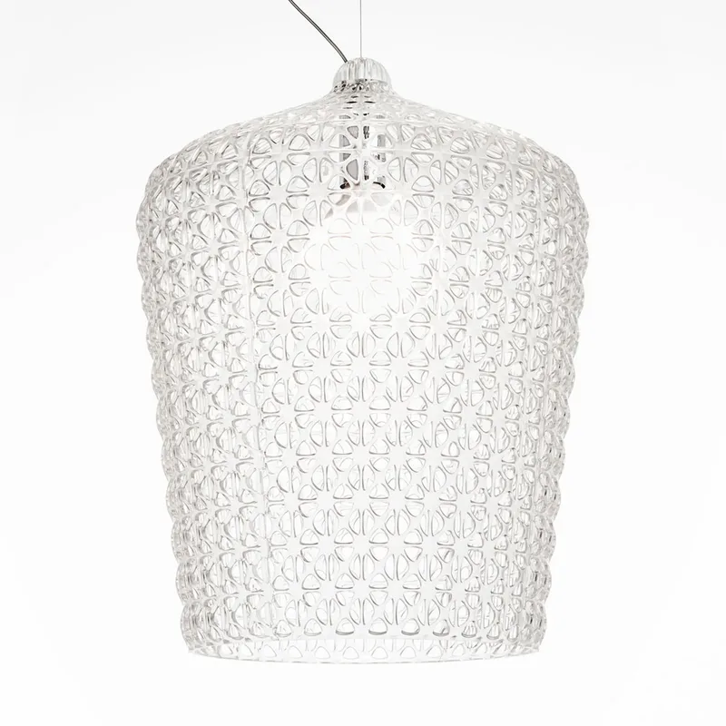 Kabuki Hanglamp Kristal - Kartell - Woonkamer - Designer - Kunststof - 1 lamp von Kartell – Produktfoto