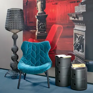 Kabuki VloerLamp Licht Blauw van Kartell – productfoto 3 van 5