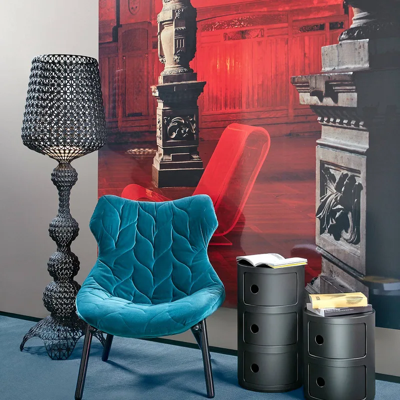 Kabuki VloerLamp Zwart by Kartell – product photo 4 of 5