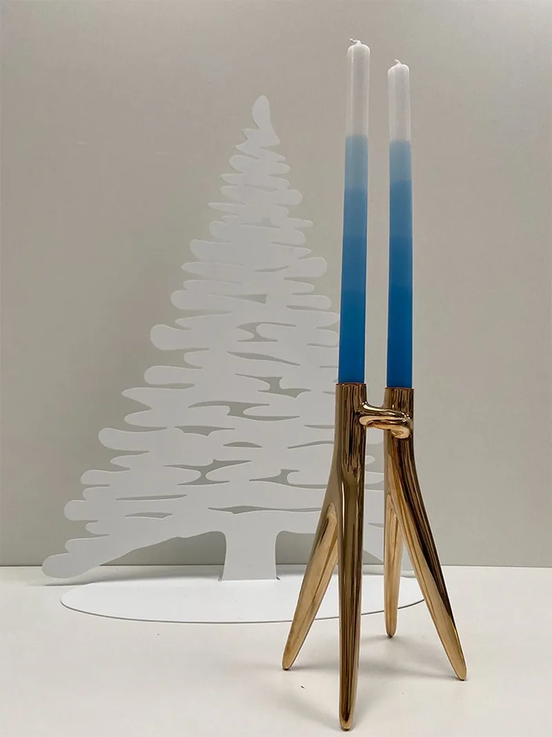 Kandelaar Abbracciaio by Kartell in Goud – product photo