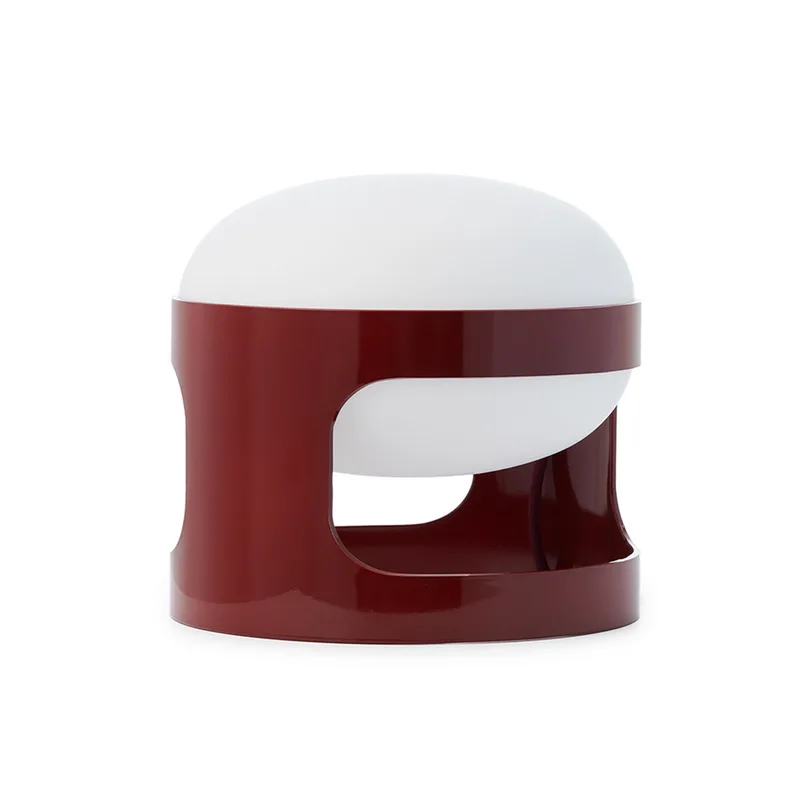 KD28 LED tafellamp, donkerrood, hoogte 23 cm - Kartell K28 - Woonkamer - Designer - Kunststof - 1 lamp von Kartell – Produktfoto