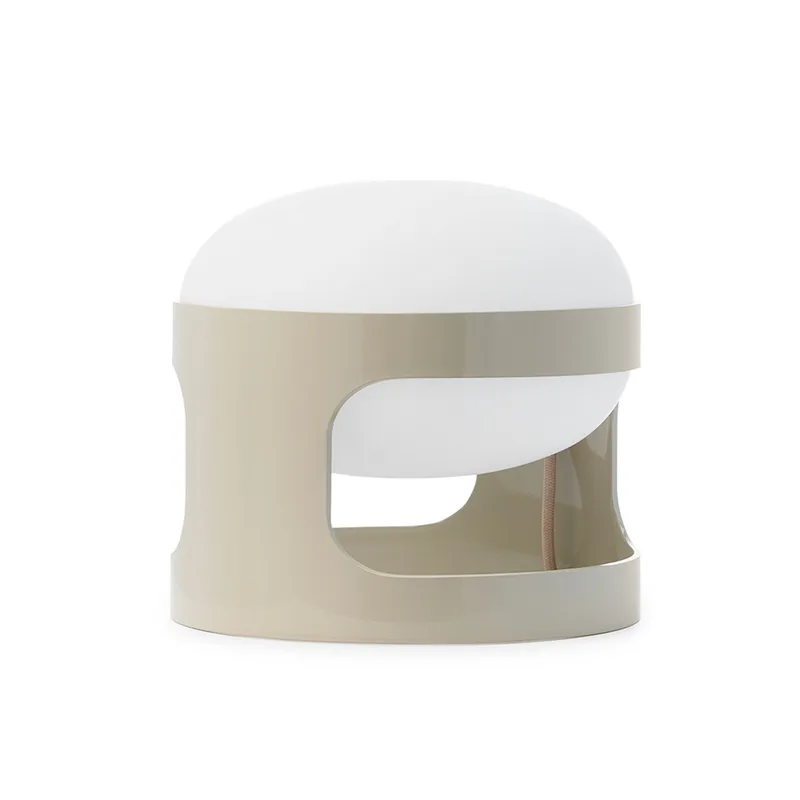 KD28 LED tafellamp, grijs, hoogte 23 cm - Kartell K28 - Woonkamer - Designer - Kunststof - 1 lamp von Kartell – Produktfoto
