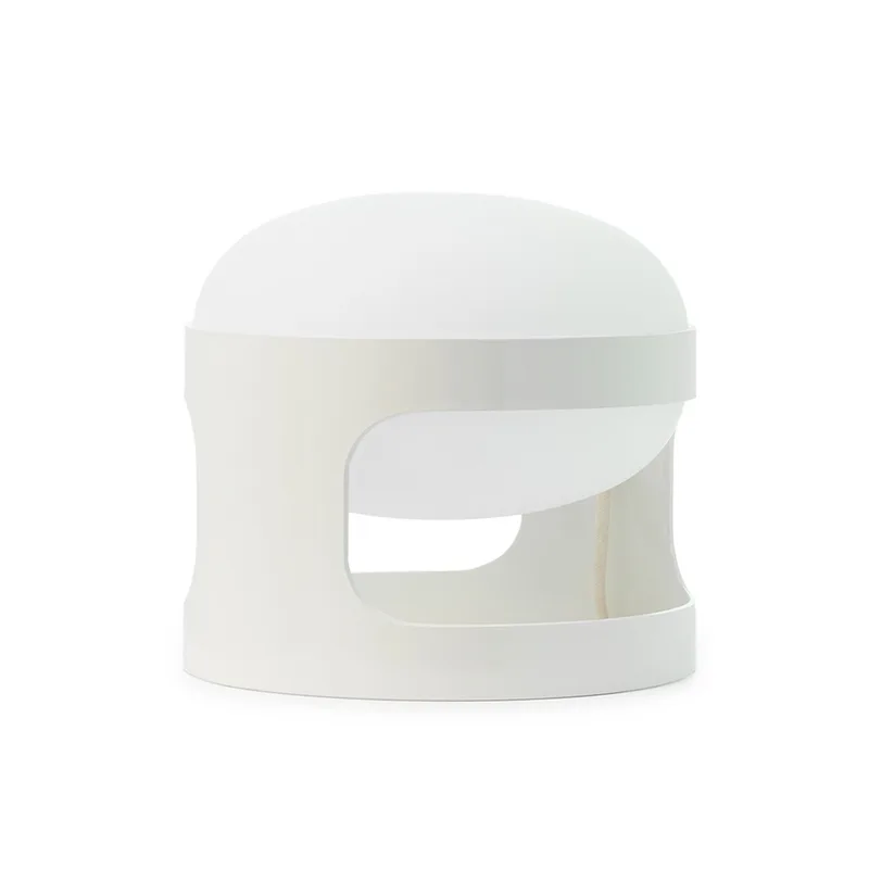 KD28 LED tafellamp, wit, hoogte 23 cm - Kartell K28 - Woonkamer - Designer - Kunststof - 1 lamp von Kartell – Produktfoto
