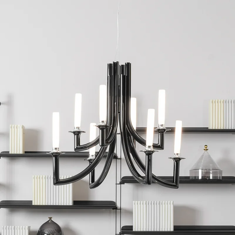 Khan hanglamp Black - Kartell - Woonkamer - Designer - Kunststof - Meerdere lampen von Kartell – Produktfoto