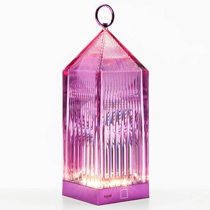 Lantern LED-Tischleuchte, lilafarben IP54 von Kartell in Lila – Produktfoto