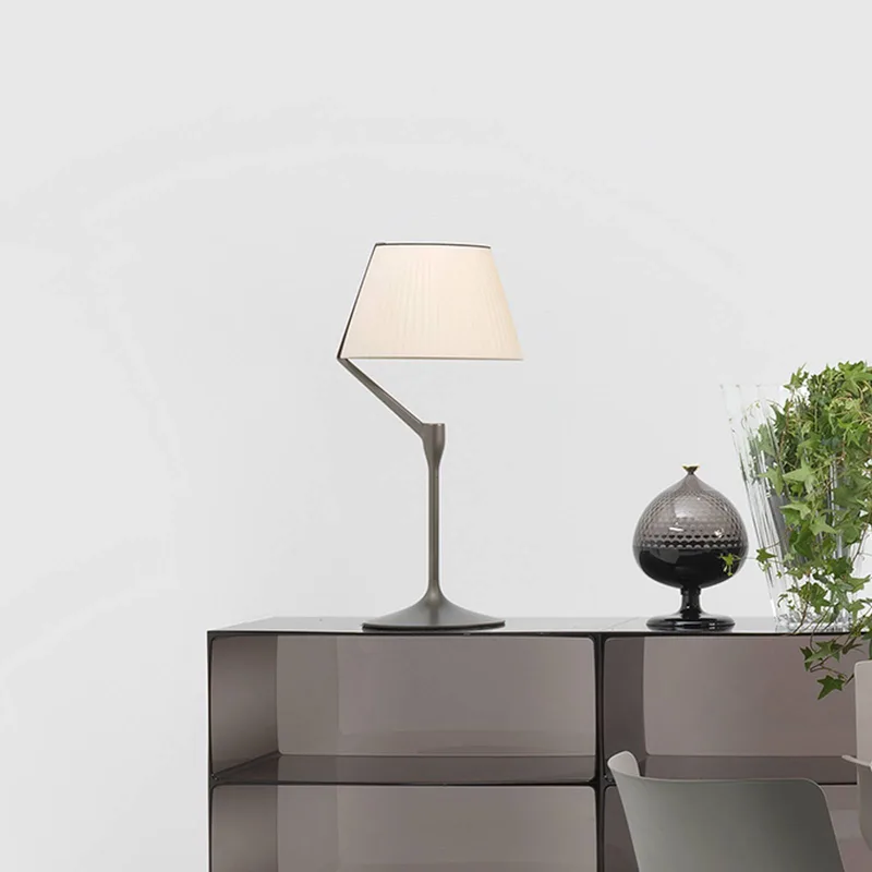 LED-Tischleuchte Angelo Stone, titan, dimmbar by Kartell in Titan, weiß – product photo