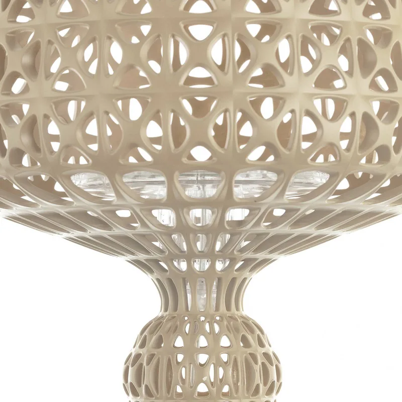 LED-Tischleuchte Mini Kabuki, Höhe 70 cm by Kartell in Beige – product photo
