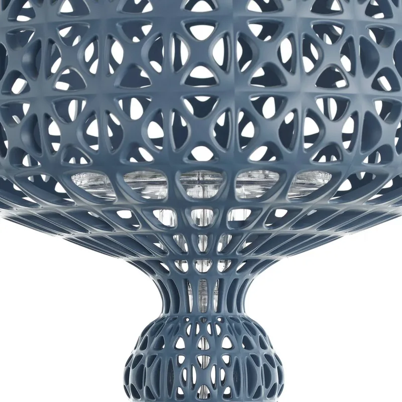 LED-Tischleuchte Mini Kabuki, Höhe 70 cm by Kartell in HellBlau – product photo