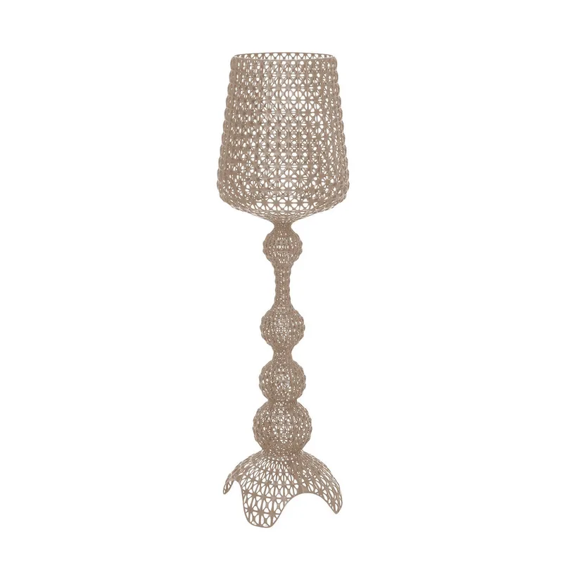 LED vloerlamp Kabuki, duifgrijs, 166 cm, dimbaar van Kartell – productfoto 2 van 2