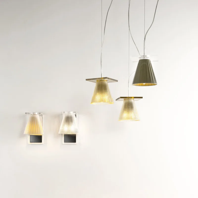Light Air hanglamp Sculped Kristal - Kartell Light-Air - Woonkamer - Designer - Kunststof - 1 lamp van Kartell – productfoto